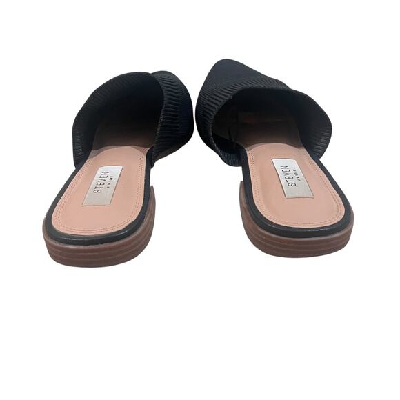 Steven New York Women's Size 9 Valdez Knit Mules Black Slip On Pointed Toe - Picture 5 of 8